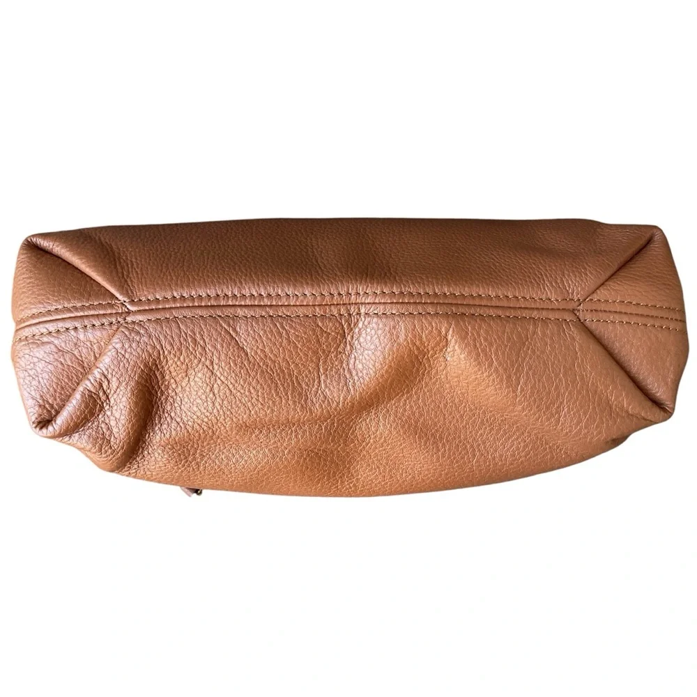 Michael Kors Jet Set Brown Leather Shoulder Bag